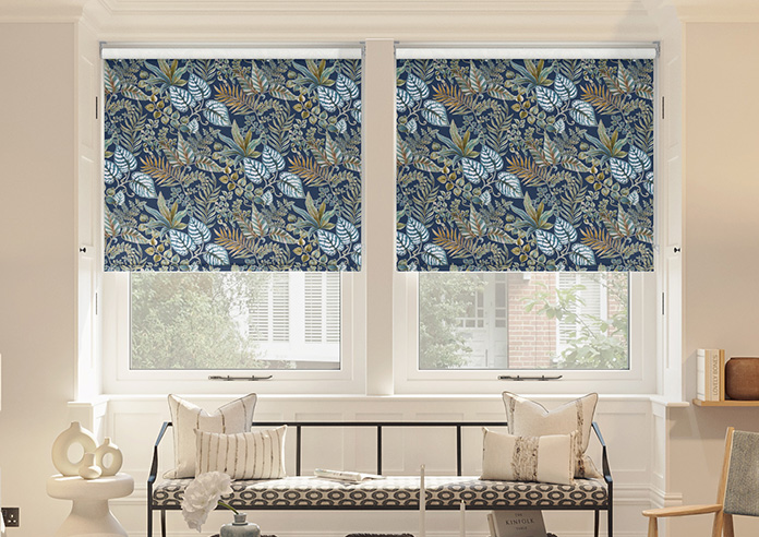 Paloma, Indigo - Twist&Fit Roller Blind - Image 3